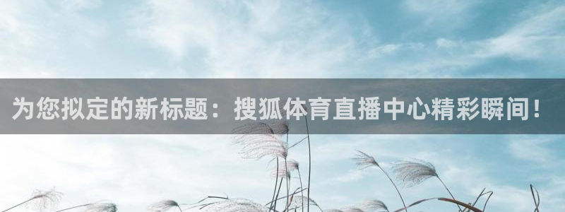 jrkan直播篮球：为您拟定的新标题：搜狐体育直播中心精彩瞬间！