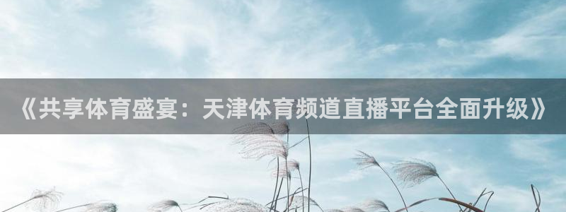 jrkan直播篮球：《共享体育盛宴：天津体育频道直播平台全面升级》